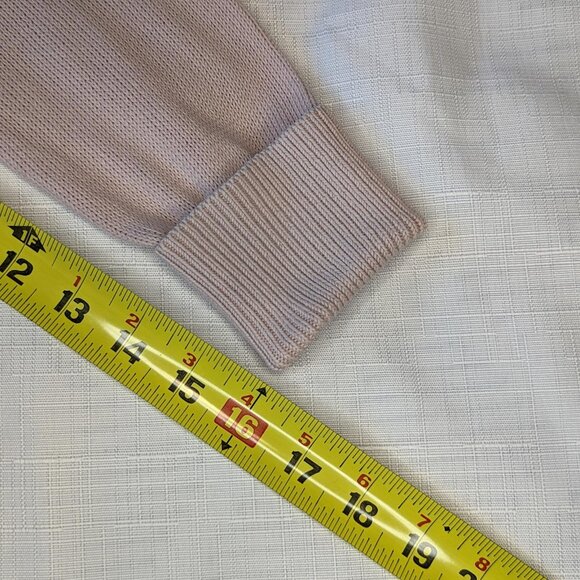 Everlane The Soft‎ Cotton Crew Knit Pink Sweater - Picture 7 of 7